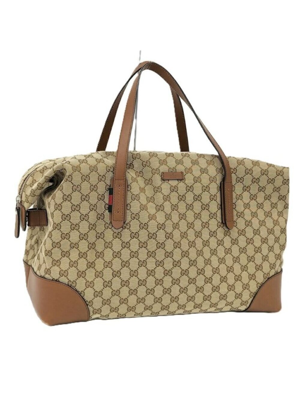 Gucci Boston Bag GG Canvas Beige